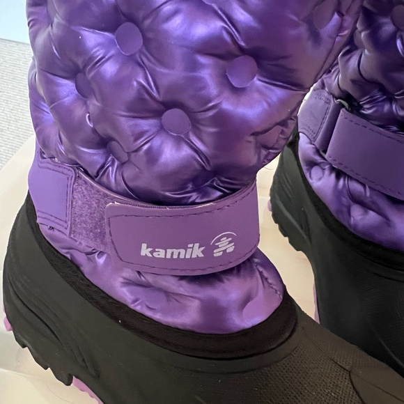 Kamik Penny Girls' Waterproof Snow Boots - Size 1 - Picture 4 of 9